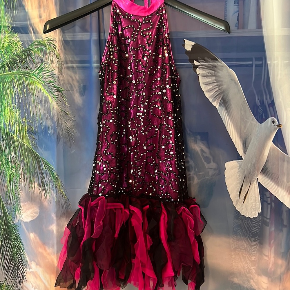 Dance costume for kids. Sparkly